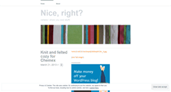 Desktop Screenshot of niceright.wordpress.com