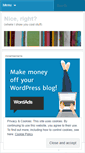 Mobile Screenshot of niceright.wordpress.com