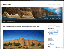 Tablet Screenshot of cholistan.wordpress.com