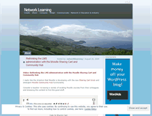 Tablet Screenshot of networklearning.wordpress.com