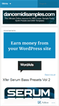 Mobile Screenshot of dancemidisamples.wordpress.com