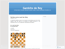 Tablet Screenshot of gambitorey.wordpress.com