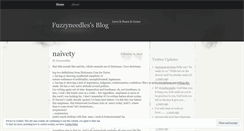 Desktop Screenshot of fuzzyneedles.wordpress.com