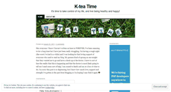 Desktop Screenshot of kteatime.wordpress.com