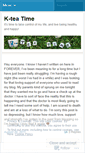 Mobile Screenshot of kteatime.wordpress.com