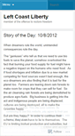 Mobile Screenshot of leftcoastliberty.wordpress.com