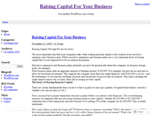 Tablet Screenshot of fundingyourbusiness.wordpress.com