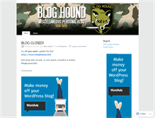 Tablet Screenshot of bloghound.wordpress.com