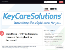 Tablet Screenshot of keycaresolutions.wordpress.com