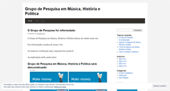 Desktop Screenshot of musicahistoriaepolitica.wordpress.com