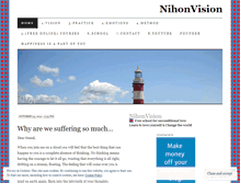 Tablet Screenshot of nihonvision.wordpress.com