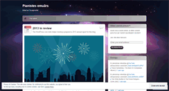 Desktop Screenshot of pianiste.wordpress.com