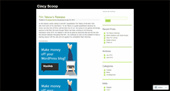 Desktop Screenshot of cincyscoop.wordpress.com