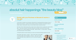 Desktop Screenshot of absoluthair.wordpress.com