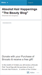 Mobile Screenshot of absoluthair.wordpress.com