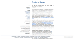 Desktop Screenshot of fkaplan.wordpress.com