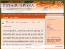 Tablet Screenshot of dwiafrini.wordpress.com