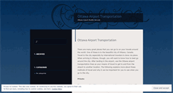 Desktop Screenshot of ottawaairporttransportation.wordpress.com