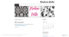 Desktop Screenshot of modernbelle.wordpress.com