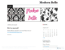 Tablet Screenshot of modernbelle.wordpress.com
