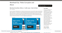 Desktop Screenshot of moreheadcitypolice.wordpress.com