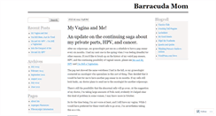 Desktop Screenshot of barracudamom.wordpress.com