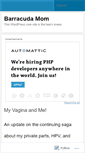 Mobile Screenshot of barracudamom.wordpress.com