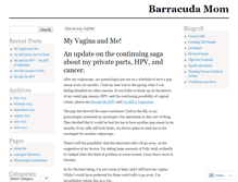 Tablet Screenshot of barracudamom.wordpress.com