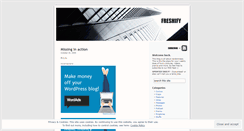Desktop Screenshot of freshify.wordpress.com