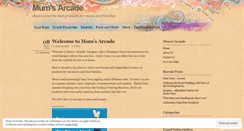 Desktop Screenshot of mumsarcade.wordpress.com