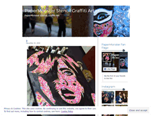 Tablet Screenshot of papermonster.wordpress.com