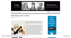 Desktop Screenshot of impdefect.wordpress.com