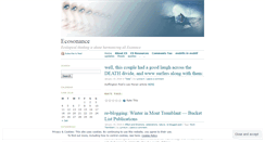 Desktop Screenshot of ecosonance.wordpress.com