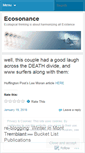 Mobile Screenshot of ecosonance.wordpress.com