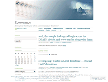 Tablet Screenshot of ecosonance.wordpress.com