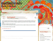Tablet Screenshot of mariasljuvaliv.wordpress.com