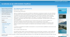 Desktop Screenshot of nutricionhepatica.wordpress.com