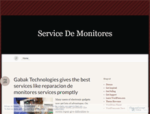 Tablet Screenshot of professionalservicedemonitores.wordpress.com