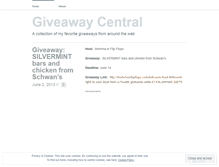 Tablet Screenshot of giveawaycentral.wordpress.com