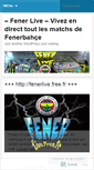 Mobile Screenshot of fenerlive.wordpress.com