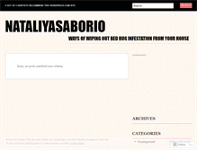 Tablet Screenshot of nataliyasaborio.wordpress.com