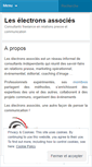 Mobile Screenshot of electronsassocies.wordpress.com