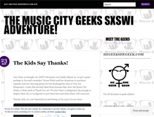 Tablet Screenshot of musiccitygeekssxsw.wordpress.com