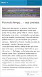 Mobile Screenshot of joanasaraiva.wordpress.com