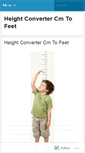Mobile Screenshot of heightconvertercmtofeet.wordpress.com