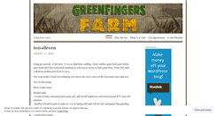 Desktop Screenshot of greenfingersfarm.wordpress.com