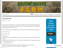 Tablet Screenshot of greenfingersfarm.wordpress.com