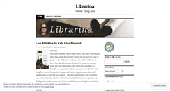 Desktop Screenshot of librarina.wordpress.com