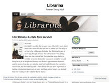 Tablet Screenshot of librarina.wordpress.com