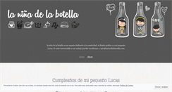 Desktop Screenshot of laninadelabotella.wordpress.com